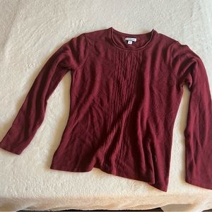 Maroon long sleeve top!